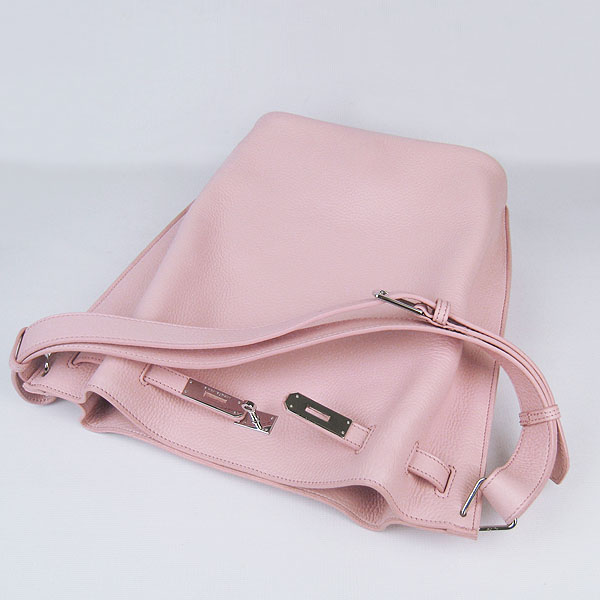 Replica Hermes Jypsiere 34 Togo Leather Messenger Bag Pink H2804 - 1:1 Copy - Click Image to Close